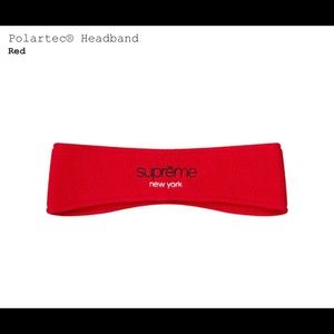 Supreme Polartec Red Headband